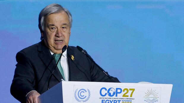 COP27: UN-Generalsekretär Guterres: „Sind auf dem Highway zur Klimahölle“