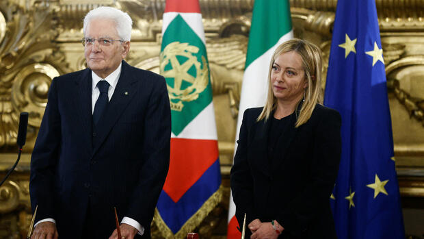Wahl: Rechtsradikale Meloni als Regierungschefin Italiens vereidigt