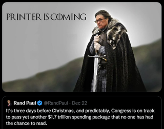 Steady lads, printer is coming. $1.7 trillion spending package