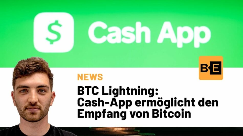 Cash-App ermöglicht den Empfang von Bitcoin