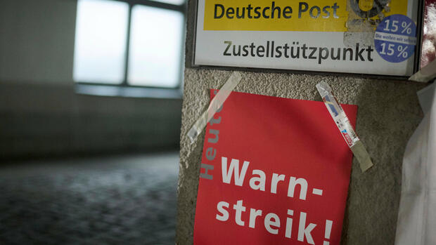 Poststreik: Verdi setzt Post-Warnstreik mit Zusteller-Ausstand fort