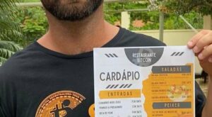Menu with prices in Bitcoin! ????