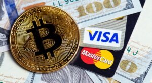 Visa, Bitcoin, Mastercard