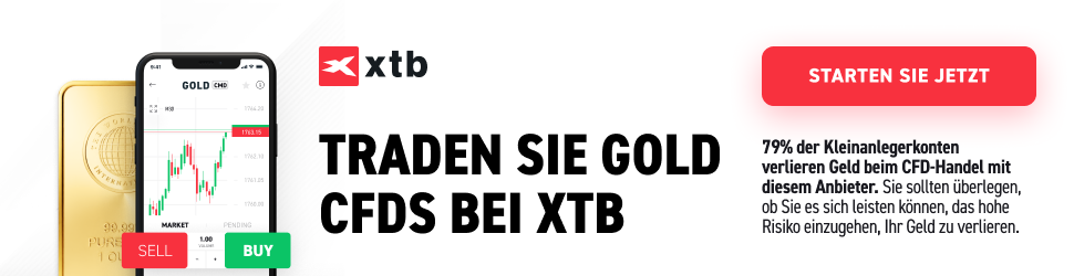 Gold CFDs bei XTB