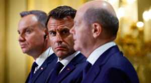 Gipfeltreffen des Weimarer Dreiecks: Macron empfing Scholz und Duda in Paris – „werden ein noch einigeres und stärkeres Europa schaffen“