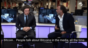 Argentinian presidential candidate Javier Milei on Bitcoin. Milei recently won the country’s primaries, making him the front-runner for the presidency in the general elections scheduled for October 22.