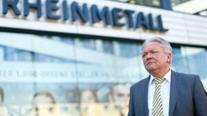 Rüstung: Rheinmetall-Chef: „Wir und die Ukraine brauchen die Amerikaner“