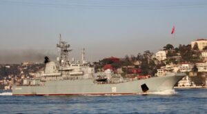 Ukraine-Krieg: Ukraine – Russisches Kriegsschiff vor der Krim zerstört
