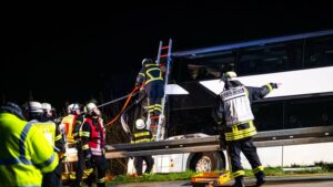 NRW: Erneut schweres Busunglück auf Autobahn