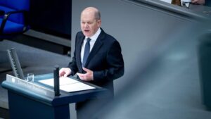 Regierungserklärung: Scholz beschwört vor dem EU-Gipfel Zusammenhalt in Ukraine-Politik