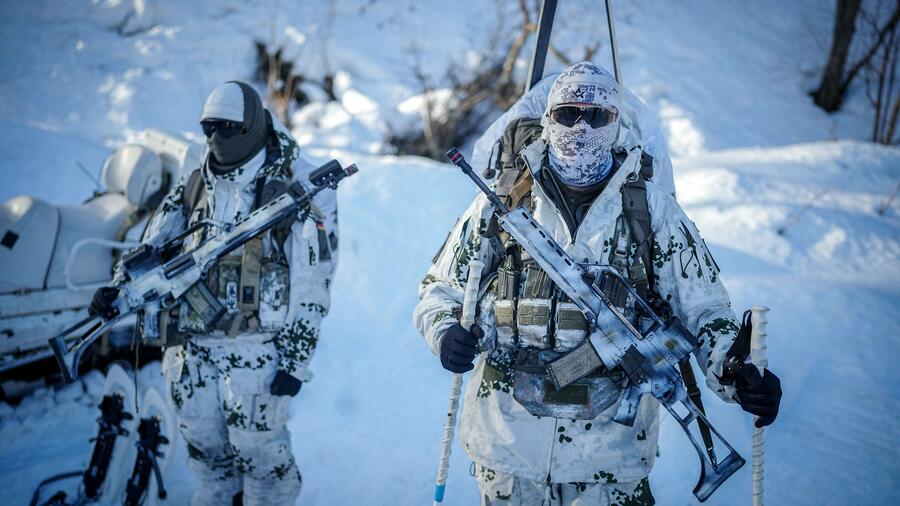 Verteidigung: „Wollen im hohen Norden noch präsenter sein“ – Deutsche Gebirgsjäger beim Nato-Manöver am Polarkreis