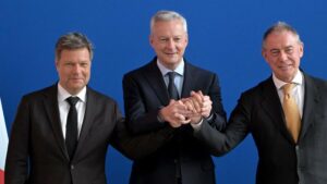 Wirtschaft: Deutschland, Frankreich und Italien pochen auf starke Industriepolitik