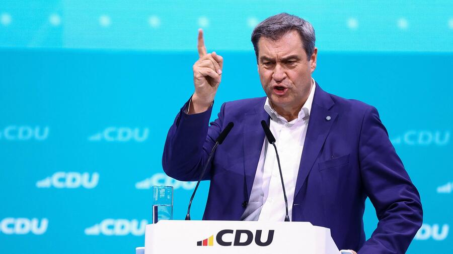 CDU-Parteitag in Berlin: Söder erteilt Schwarz-Grün im Bund eine deutliche Absage