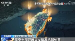 Militärübung: Chinesisches Fernsehen zeigt Simulation von Raketenangriff auf Taiwan