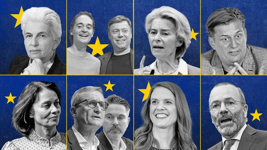 Europawahl 2024 : Das sind die deutschen Spitzenkandidaten im Wirtschaftscheck