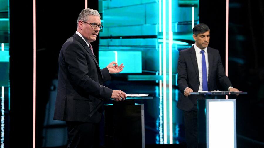 Wahlen in Großbritannien: Erstes TV-Duell zwischen Sunak und Starmer endet unentschieden